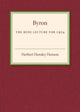 Book cover of: Byron. By: Herbert Hensley Henson