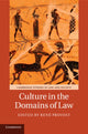 Book cover of: Culture in the Domains of Law. By: René Provost
