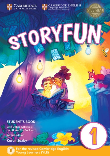 Book cover of: Storyfun for Starters Level 1 Student's Book with Online Activities and Home Fun Booklet 1. By: Karen Saxby