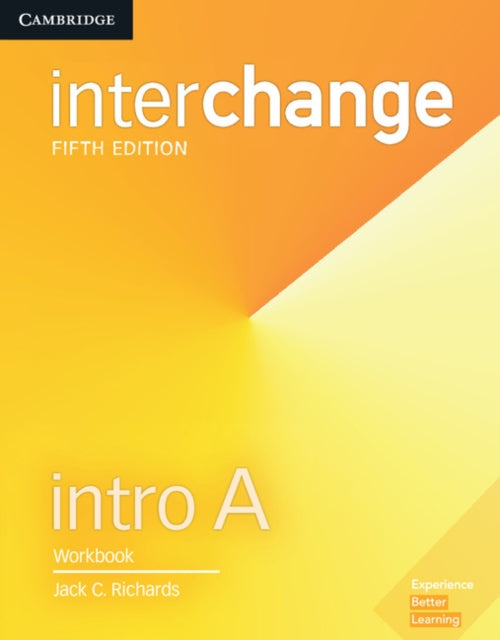 Book cover of: Interchange Intro A Workbook. By: Jack C. Richards