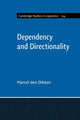 Book cover of: Dependency and Directionality. By: Marcel den Dikken