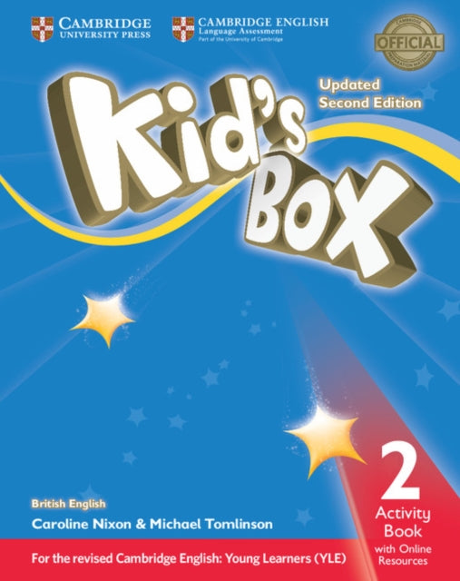Book cover of: Kid's Box Level 2 Activity Book with Online Resources British English. By: Caroline Nixon