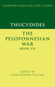 Book cover of: Thucydides: The Peloponnesian War Book VII. By: Christopher Pelling