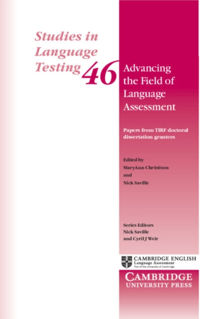 Advancing the Field of Language Assessment