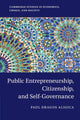 Book cover of: Public Entrepreneurship, Citizenship, and Self-Governance. By: Paul Dragos Aligica