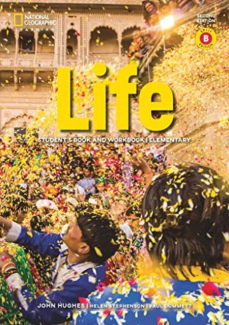 Book cover of: Life Elementary Combo Split B with App Code and Workbook Audio CD. By: Stephenson & Dummett Hughes
