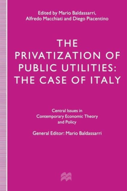 Book cover of: Privatization of Public Utilities. By: Mario Baldassarri