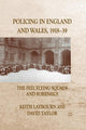 Book cover of: Policing in England and Wales, 1918-39. By: K. Laybourn