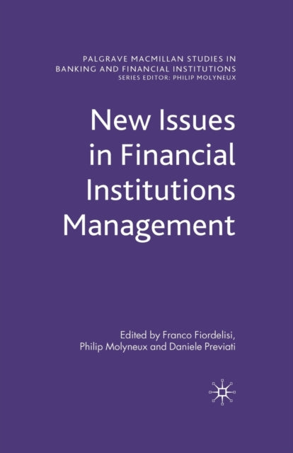 Book cover of: New Issues in Financial Institutions Management. By: F. Fiordelisi