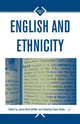 Book cover of: English and Ethnicity. By: J. Brutt-Griffler