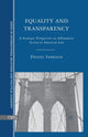 Book cover of: Equality and Transparency. By: D. Sabbagh