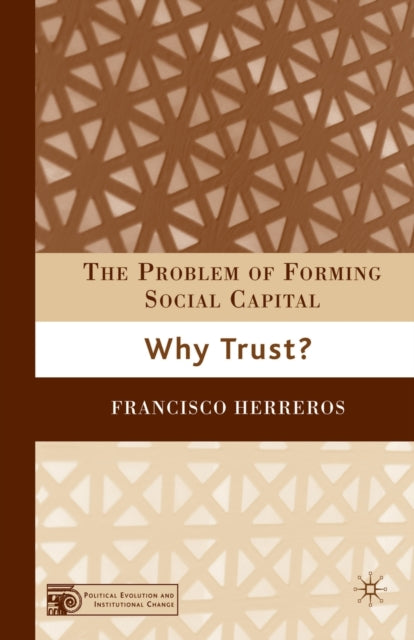 Book cover of: Problem of Forming Social Capital. By: F. Herreros