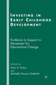 Book cover of: Investing in Early Childhood Development. By: A. Tarlov