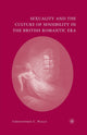 Book cover of: Sexuality and the Culture of Sensibility in the British Romantic Era. By: C. Nagle