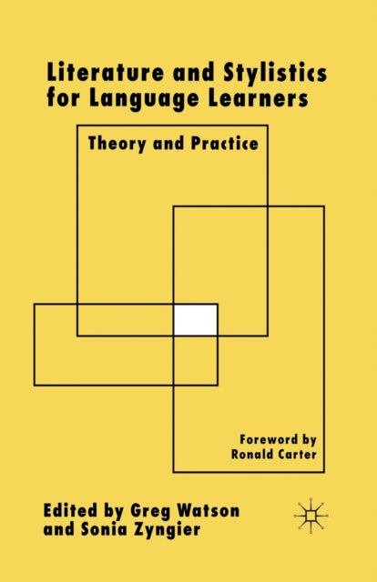 Book cover of: Literature and Stylistics for Language Learners. By: G. Watson