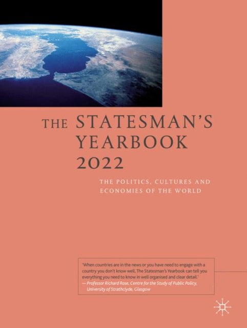 Book cover of: Statesman's Yearbook 2022. By: Palgrave Macmillan