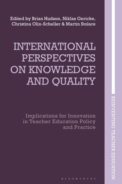Book cover of: International Perspectives on Knowledge and Quality. By: Brian Hudson