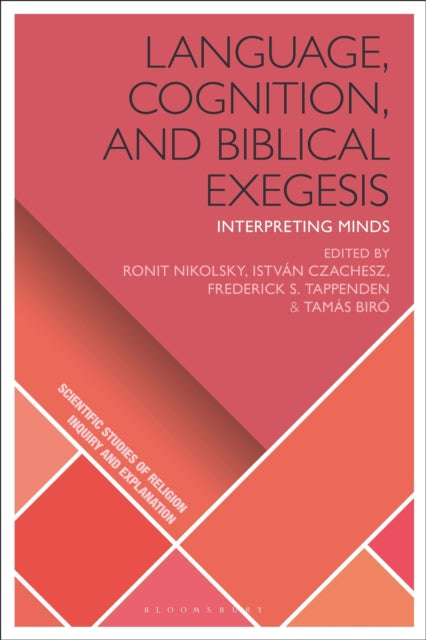 Book cover of: Language, Cognition, and Biblical Exegesis. By: Ronit Nikolsky