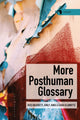 Book cover of: More Posthuman Glossary. By: Rosi Braidotti