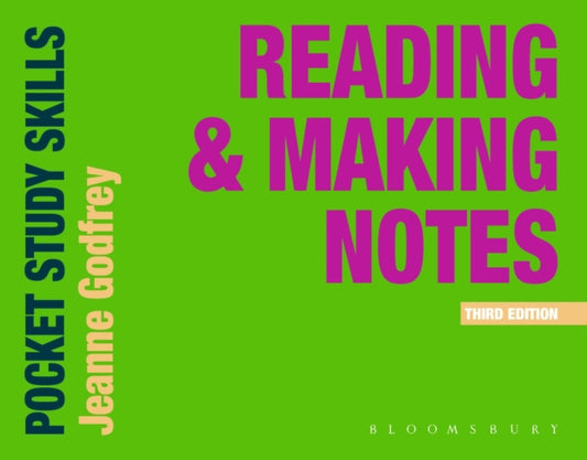 Reading and Making Notes 9781350321854 Jeanne Godfrey