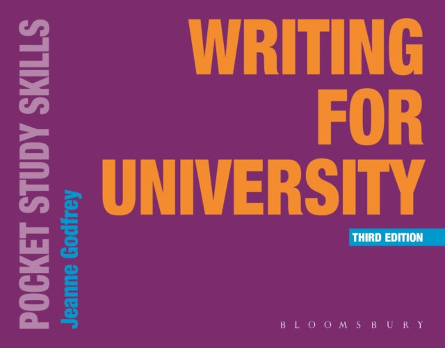 Book cover of: Writing for University. By: Jeanne Godfrey