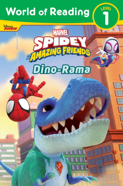Book cover of: World of Reading: Spidey and His Amazing Friends Dino-Rama. By: Steve Behling