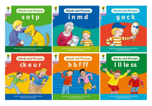 Book cover of: Oxford Reading Tree: Floppy's Phonics Decoding Practice: Oxford Level 1+: Mixed Pack of 6. By: Roderick Hunt