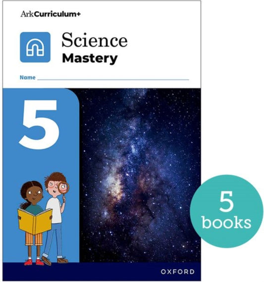 Book cover of: Science Mastery: Science Mastery Pupil Workbook 5 Pack of 5. By: Oxford Editor