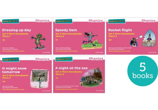 Book cover of: Read Write Inc. Phonics: Pink Set 3 More Storybooks (Mixed Pack of 5)