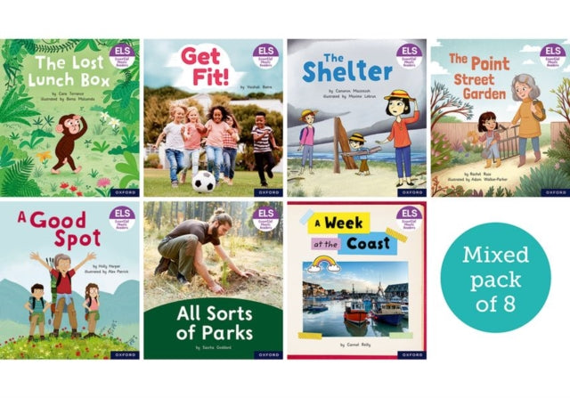 Book cover of: Essential Letters and Sounds: Essential Phonic Readers: Oxford Reading Level 4: Mixed Pack of 8. By: Oxford Editor