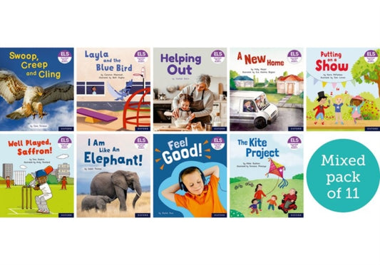 Book cover of: Essential Letters and Sounds: Essential Phonic Readers: Oxford Reading Level 5: Mixed Pack of 11. By: Oxford Editor