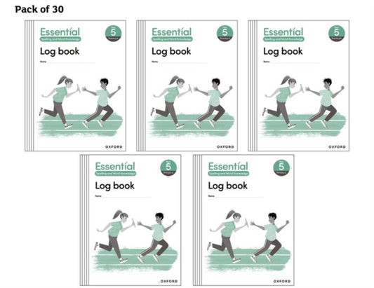 Book cover of: Essential Spelling and Word Knowledge: Year 5 Year 5 Log Book Pack of 30