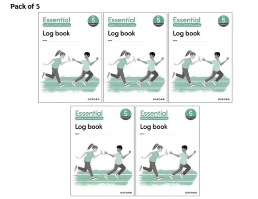 Book cover of: Essential Spelling and Word Knowledge: Year 5: Year 5 Log Book Pack of 5. By: Claire Hewitt