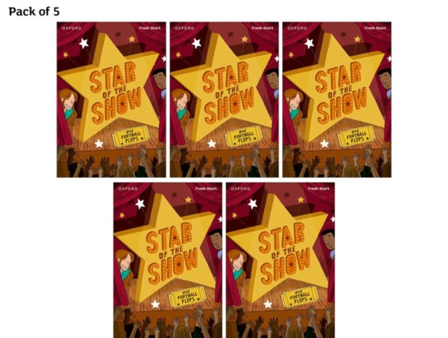 Book cover of: Read Write Inc. Fresh Start Readers: Book 6: Star of the Show & Football Flops - Pack of 5. By: Ruth Miskin