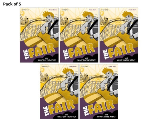 Book cover of: Read Write Inc. Fresh Start Readers: Book 7: The Fair & What's in the Attic? - Pack of 5. By: Ruth Miskin