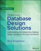 Book cover of: Beginning Database Design Solutions. By: Rod Stephens