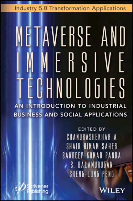 Book cover of: Metaverse and Immersive Technologies. By: Chandrashekhar A