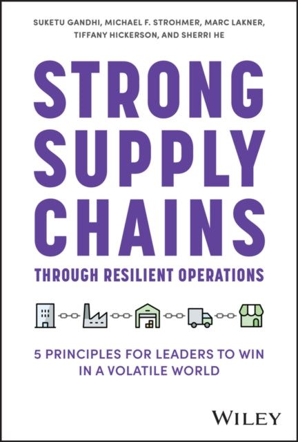 Book cover of: Strong Supply Chains Through Resilient Operations. By: Suketu Gandhi