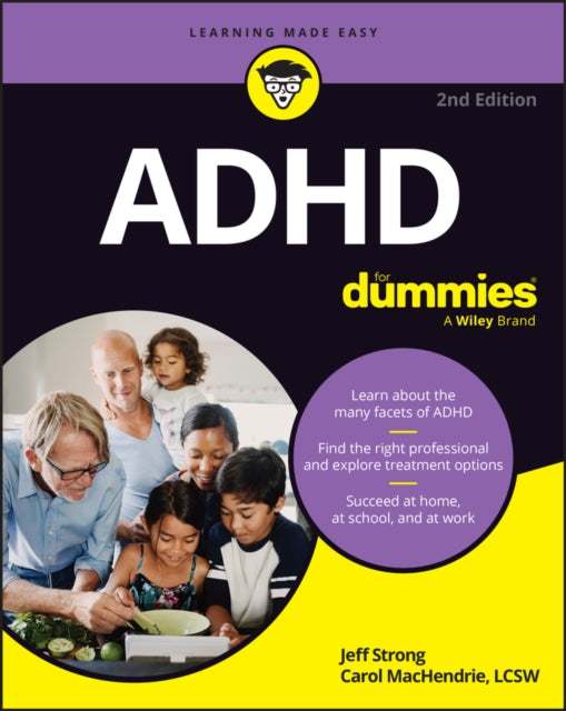 Book cover of: ADHD For Dummies. By: Jeff Strong