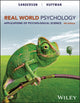 Book cover of: Real World Psychology, with eBook Access Code. By: Catherine Ashley Sanderson