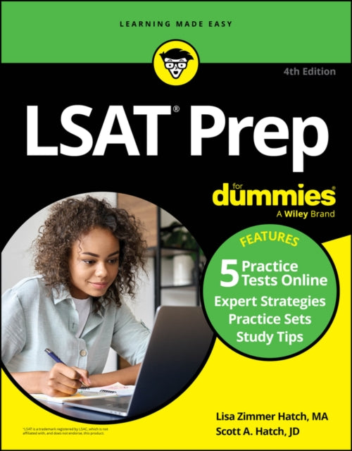 Book cover of: LSAT Prep For Dummies. By: Lisa Zimmer Hatch