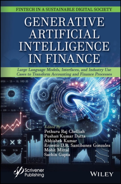 Book cover of: Generative Artificial Intelligence in Finance. By: Pethuru Raj Chelliah