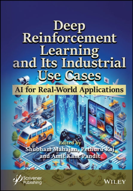 Book cover of: Deep Reinforcement Learning and Its Industrial Use Cases. By: Shubham Mahajan