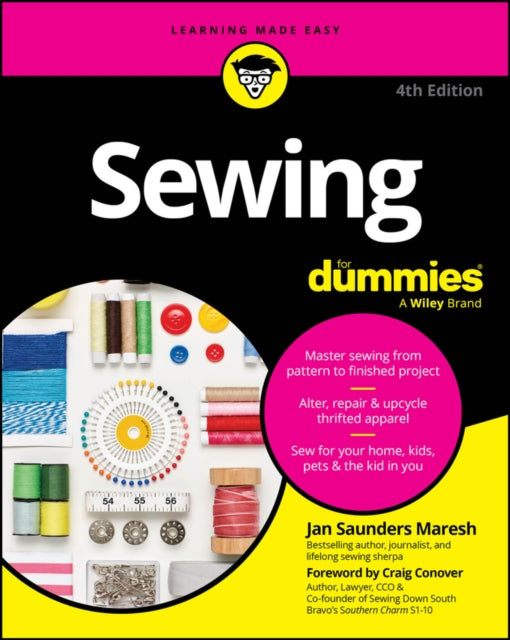 Book cover of: Sewing For Dummies. By: Jan Saunders Maresh