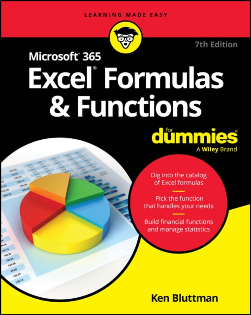Book cover of: Microsoft 365 Excel Formulas & Functions For Dummies. By: Ken Bluttman