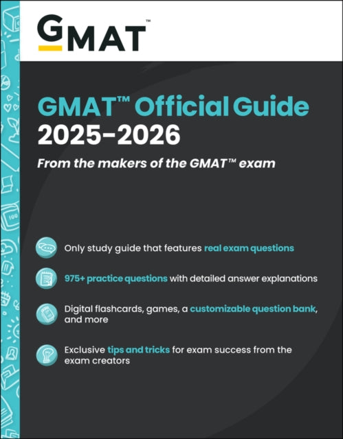 Book cover of: GMAT Official Guide 2025-2026. By: GMAC (Graduate Management Admission Council)