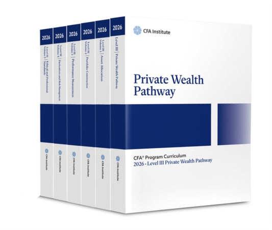 Book cover of: 2026 CFA Program Curriculum Level III Private Wealth Pathway Box Set
