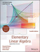 Book cover of: Elementary Linear Algebra, International Adaptation