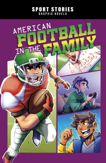 Book cover of: American Football in the Family. By: Jake Maddox