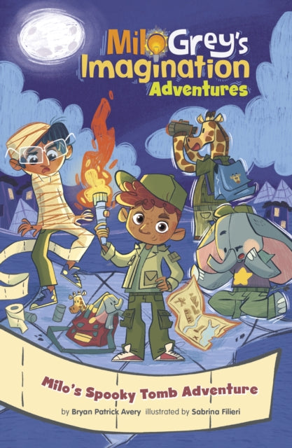 Book cover of: Milo's Spooky Tomb Adventure. By: Bryan Patrick Avery